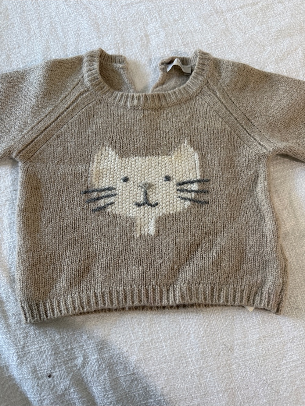 Baby Il Gufo Cat Sweater